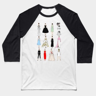 Classic Movies Outfits 1 Baseball T-Shirt